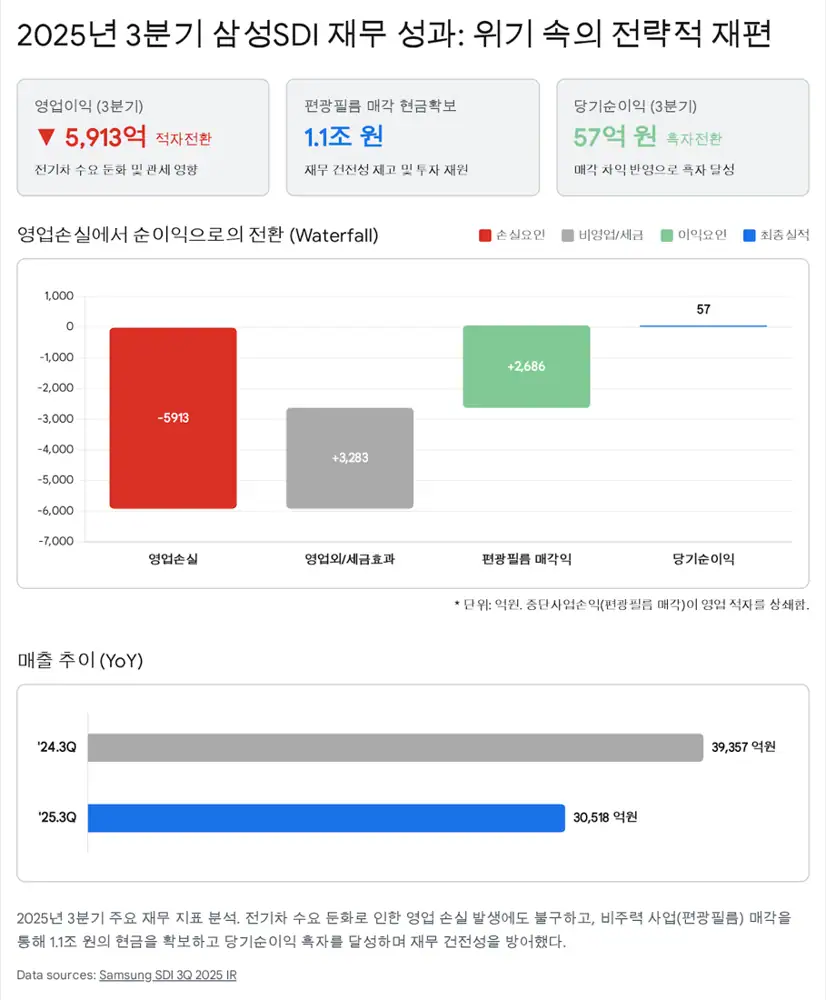 삼성SDI 시장 상황과 제네시스 미션 관련 원문 이미지
