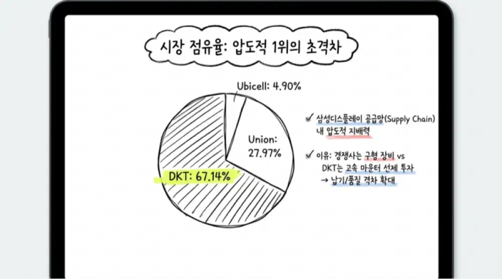 삼성디스플레이 Y-OCTA 패널과 FPCA 원문 이미지